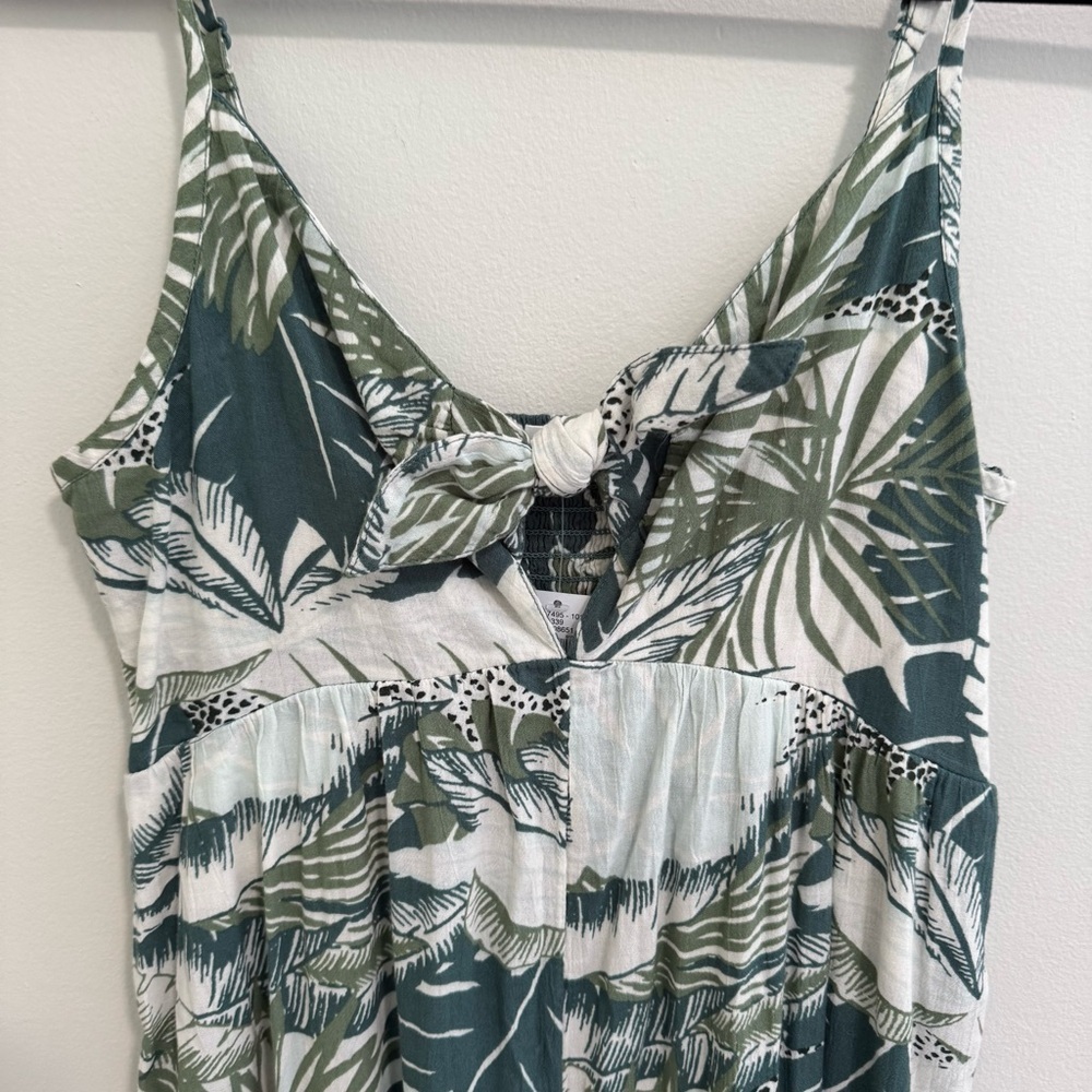 Aerie NWT Palm Print Tropical Jumpsuit - Picture 5 of 7